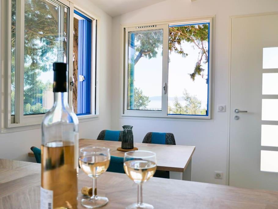 Maisonnette Avec Vue Sur La Mer Exceptionnelle Carqueiranne Eksteriør billede