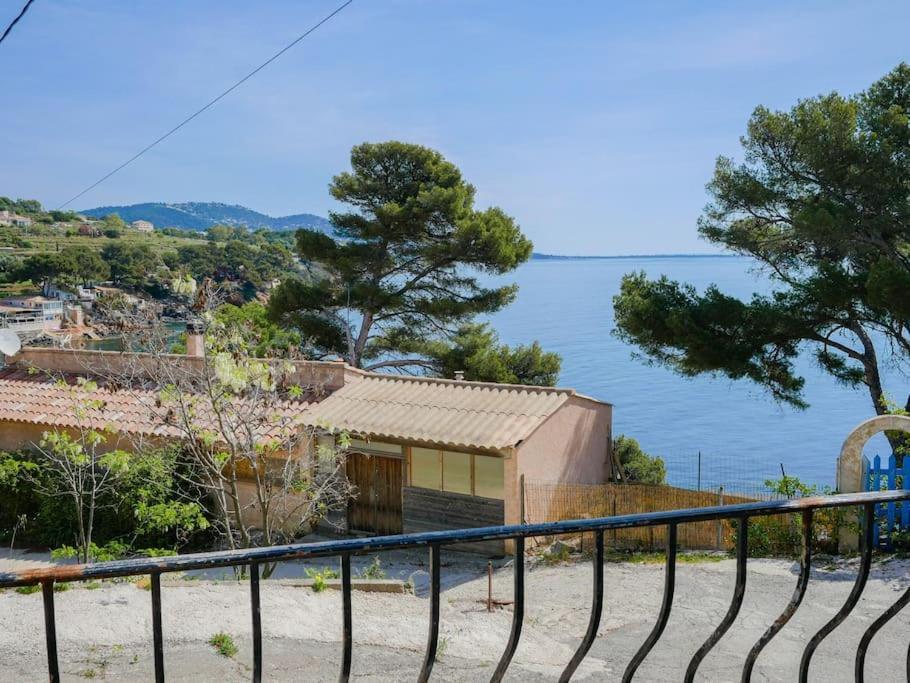 Maisonnette Avec Vue Sur La Mer Exceptionnelle Carqueiranne Eksteriør billede